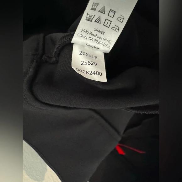 Spanx The Perfect Black Pant Back Seam Ankle Skinny Pants Dressy Work Shaping 3X - Picture 9 of 11